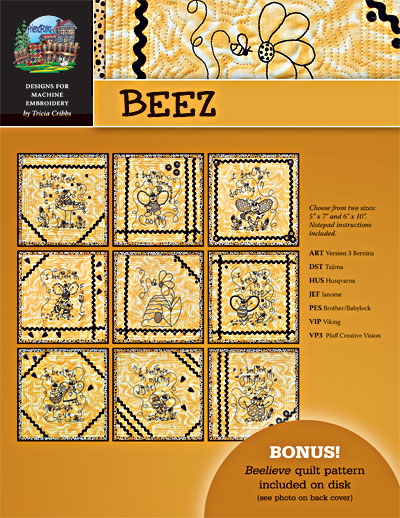 BeeZ Machine Embroidery CD<br>
