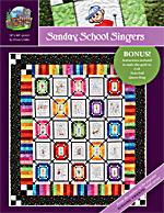 Sunday School Singers Quilt Pattern Hand Embroidery<br>